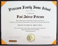 Homeschool  diploma