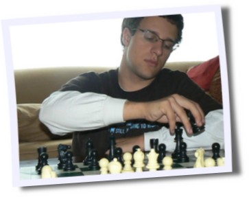 Kevin Playing Chess